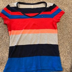 Woman’s Tommy Hilfiger multi colored top